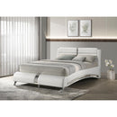  Coaster Furniture Jeremaine 300345Q Upholstered Queen Sleigh Bed - White IMAGE 7