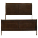  Coaster Furniture Louis Philippe 202411F Wood Full Sleigh Bed - Cappuccino IMAGE 3