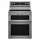  KitchenAid 30-inch Freestanding Electric Range YKFED500ESS IMAGE 1