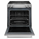  KitchenAid 30-inch Slide-In Dual-Fuel Range KSDG950ESS IMAGE 4