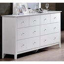  Crown Mark Lawson 6-Drawer Dresser Lawson White Dresser B7500-1 IMAGE 1