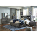  Signature Design by Ashley Caitbrook B476 7 pc Queen Bookcase Storage Bedroom Set IMAGE 1