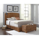  Size_King -- Coaster Furniture Laughton 300501KE Banana Leaf Eastern King Panel Bed - Amber IMAGE 6