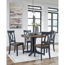  Signature Design by Ashley Landocken D502D1 5 pc Dining Set IMAGE 1