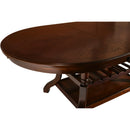  New Classic Furniture Oval Bixby Dining Table with Pedestal Base D2541-10 IMAGE 2