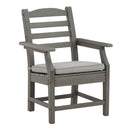  Signature Design by Ashley Visola P802P4 5 pc Outdoor Dining Set IMAGE 3