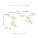  Signature Design by Ashley Beachcroft P791P4 7-piece Outdoor Dining Set IMAGE 8