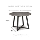  Signature Design by Ashley Centiar D372D13 3 pc Dining Set IMAGE 3