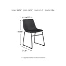  Signature Design by Ashley Centiar D372D13 3 pc Dining Set IMAGE 4