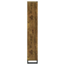  Coaster Furniture Delwin 801236 71-inch 6-shelf Bookshelf - Rustic Nutmeg IMAGE 3