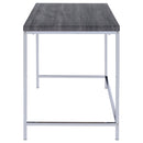  Coaster Furniture Kravitz 801271 47-inch 1-shelf Writing Desk - Weathered Grey IMAGE 3