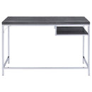  Coaster Furniture Kravitz 801271 47-inch 1-shelf Writing Desk - Weathered Grey IMAGE 5