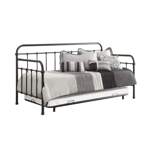  Coaster Furniture Livingston 300398 Metal Twin Daybed with Trundle - Dark Bronze IMAGE 1