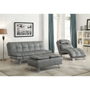  Coaster Furniture Dilleston 500096 Upholstered Tufted Convertible Sofa Bed - Grey IMAGE 7