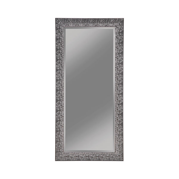  Coaster Furniture Rollins 901999 32 x 66 Inch Rectangular Floor Mirror - Black IMAGE 1