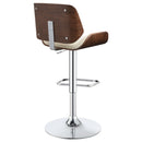 Coaster Furniture Folsom 130503 Upholstered Adjustable Bar Stool - Ecru and Chrome IMAGE 7