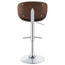  Coaster Furniture Harris 130504 Adjustable Bar Stool - Black and Chrome IMAGE 6