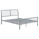  Coaster Furniture Cooper 300201F Metal Full Open Frame Bed - Silver IMAGE 1