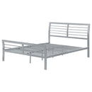  Coaster Furniture Cooper 300201F Metal Full Open Frame Bed - Silver IMAGE 3