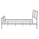  Coaster Furniture Cooper 300201F Metal Full Open Frame Bed - Silver IMAGE 4