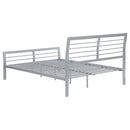  Coaster Furniture Cooper 300201F Metal Full Open Frame Bed - Silver IMAGE 5