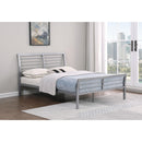  Coaster Furniture Cooper 300201F Metal Full Open Frame Bed - Silver IMAGE 8