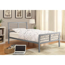  Coaster Furniture Cooper 300201T Metal Twin Open Frame Bed - Silver IMAGE 8