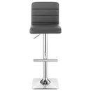  Coaster Furniture Bianca 120696 Upholstered Adjustable Bar Stool - Grey (Set of 2) IMAGE 3