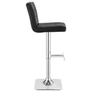  Coaster Furniture Bianca 120695 Upholstered Adjustable Bar Stool - Black (Set of 2) IMAGE 5