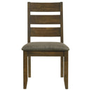  Coaster Furniture Alston 106382 Wood Dining Side Chair - Knotty Nutmeg (Set of 2) IMAGE 2