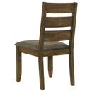  Coaster Furniture Alston 106382 Wood Dining Side Chair - Knotty Nutmeg (Set of 2) IMAGE 5