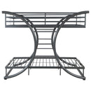  Coaster Furniture Stephan 460078 Metal Full Over Full Bunk Bed - Gunmetal IMAGE 4