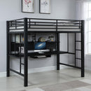  Coaster Furniture Avalon 460023 Full Workstation Loft Bed - Black IMAGE 10