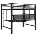  Coaster Furniture Avalon 460023 Full Workstation Loft Bed - Black IMAGE 6