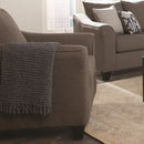  Coaster Furniture Salizar 506023 Upholstered Flared Arm Accent Chair - Charcoal Grey IMAGE 1