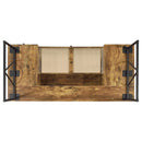  Coaster Furniture Analiese 800999 63-inch 4-Drawer Writing Desk - Rustic Nutmeg IMAGE 9