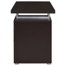  Coaster Furniture Brennan 800519 47-inch 3-Drawer Office Computer Desk - Cappuccino IMAGE 5