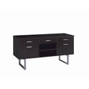 Coaster Furniture Lawtey 801522 5-Drawer Home Office Storage Credenza - Cappuccino IMAGE 2
