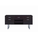  Coaster Furniture Lawtey 801522 5-Drawer Home Office Storage Credenza - Cappuccino IMAGE 3