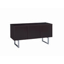  Coaster Furniture Lawtey 801522 5-Drawer Home Office Storage Credenza - Cappuccino IMAGE 6