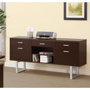  Coaster Furniture Lawtey 801522 5-Drawer Home Office Storage Credenza - Cappuccino IMAGE 8