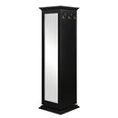  Coaster Furniture Robinsons 910083 Swivel Accent Cabinet with Cork Board - Black IMAGE 1