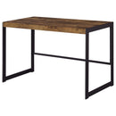 Coaster Furniture Estrella 800655 47-inch Engineered Wood Writing Desk - Rustic Nutmeg IMAGE 3