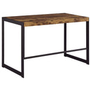  Coaster Furniture Estrella 800655 47-inch Engineered Wood Writing Desk - Rustic Nutmeg IMAGE 5