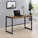  Coaster Furniture Estrella 800655 47-inch Engineered Wood Writing Desk - Rustic Nutmeg IMAGE 8