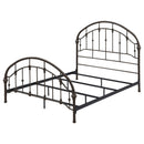  Coaster Furniture Rowan 300407Q Metal Queen Open Frame Bed - Dark Bronze IMAGE 3