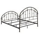  Coaster Furniture Rowan 300407Q Metal Queen Open Frame Bed - Dark Bronze IMAGE 5