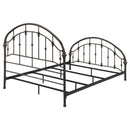  Coaster Furniture Rowan 300407Q Metal Queen Open Frame Bed - Dark Bronze IMAGE 6
