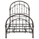  Size_Twin -- Coaster Furniture Rowan 300407T Metal Twin Open Frame Bed - Dark Bronze IMAGE 3