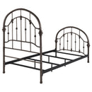  Size_Twin -- Coaster Furniture Rowan 300407T Metal Twin Open Frame Bed - Dark Bronze IMAGE 7
